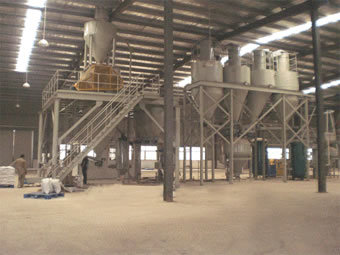 耐火材料生產線|建材生產線|耐火材料生產線設備|干粉砂漿生產線|上海康利干粉砂漿生產線設備專業設計制造